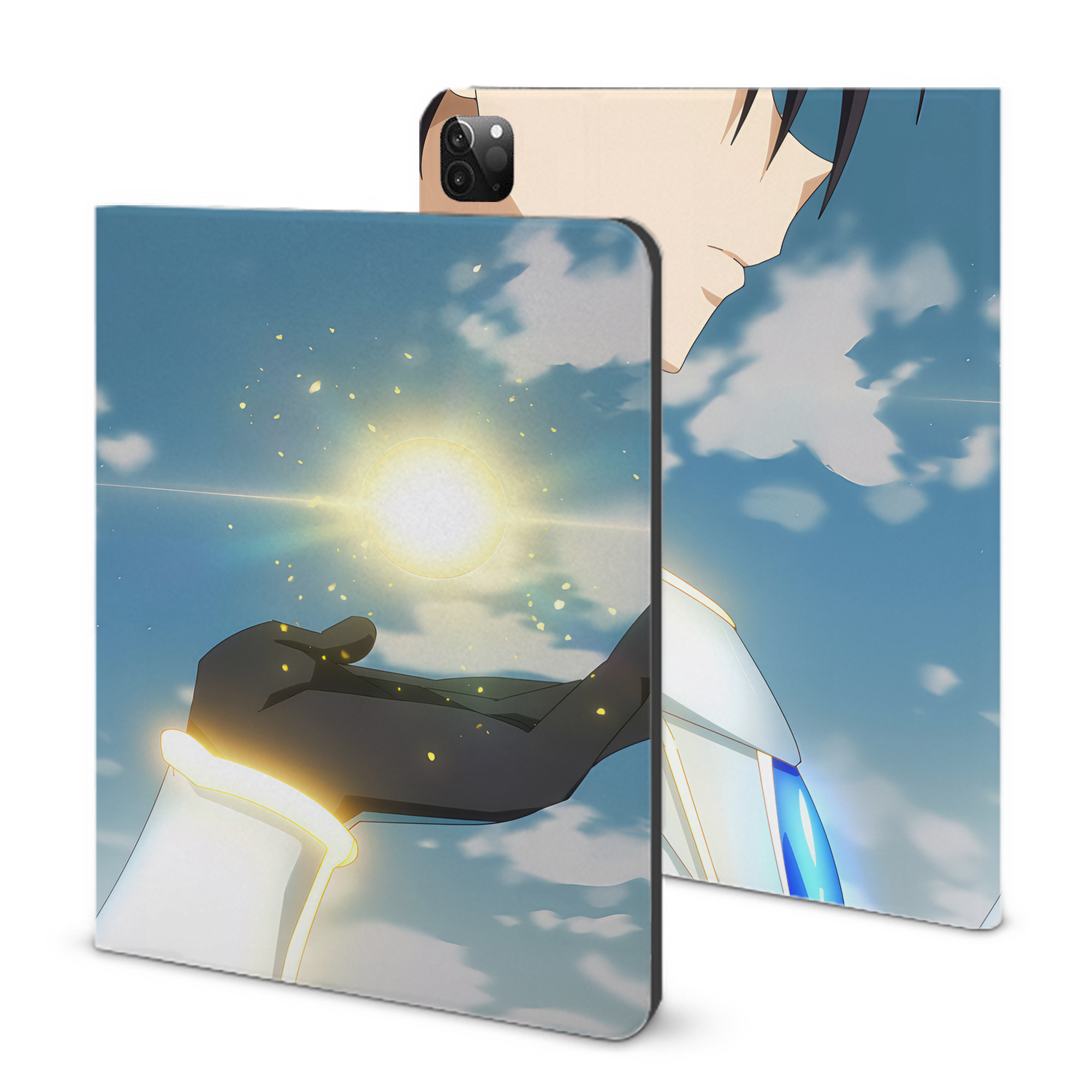 （画像用） 転スラ Regarding Reincarnated to Slime IPadケース ペンホルダー付き ブックスタイルデザイン